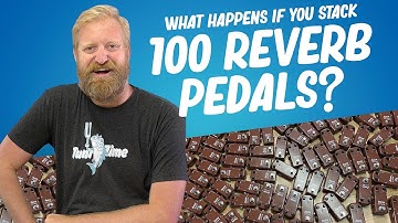 Playing through 100 Azor reverb pedals at the SAME TIME!