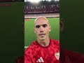 🤳 Sevillistas, Jon tiene un mensaje para vosotros 😍#SevillaRayo #sevillafc