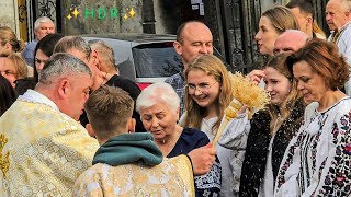 картинка: Львів, освячення пасхальних кошиків на площі Соборній