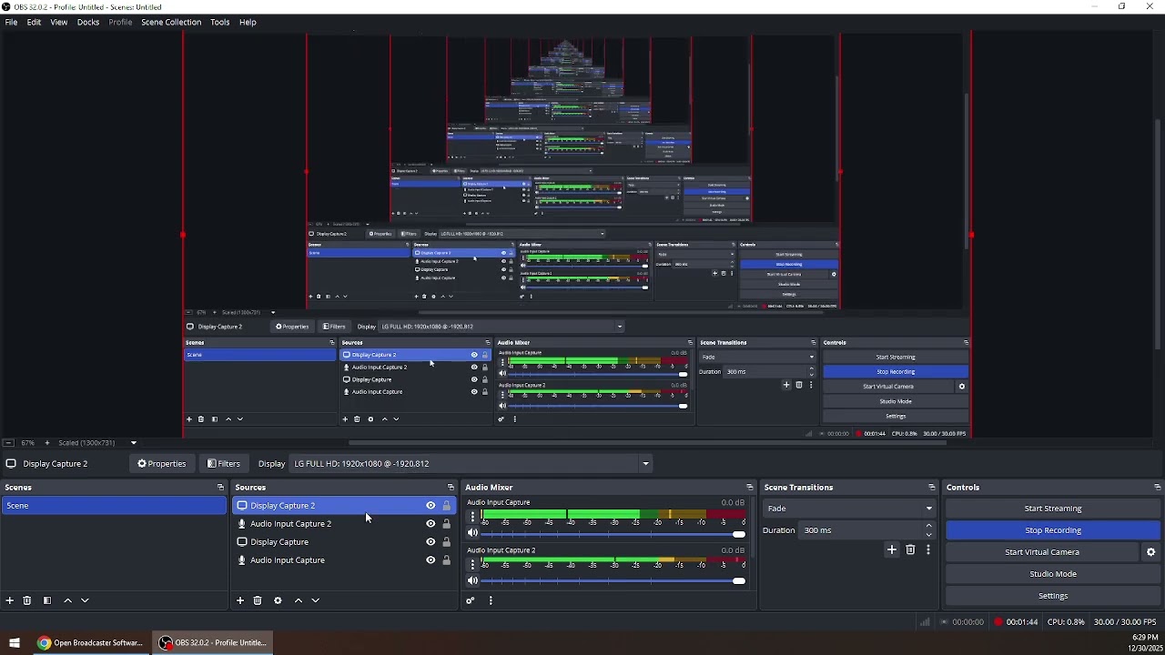 Pre-Record A Lecture with OBS Studio