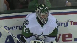 Goalie Maxime Lagace of the Texas Stars