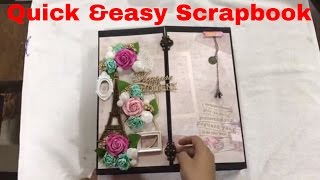 SCRAPBOOK DIY HANDMADE quick &amp; easy