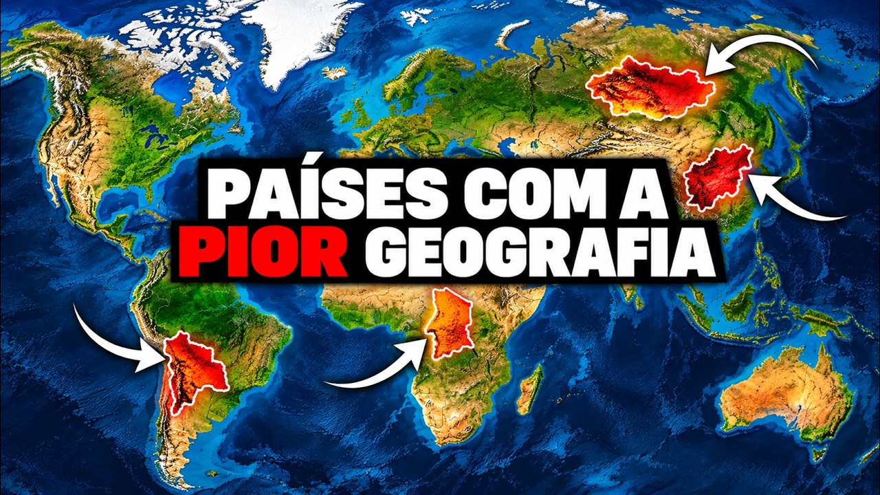 PAÍSES COM A PIOR GEOGRAFIA DA TERRA!