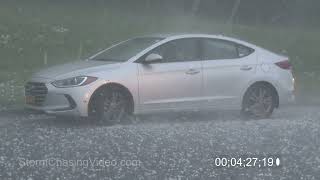 Massive Hail 4K Stock Footage, Dutchess County, NY 5/15/2018
