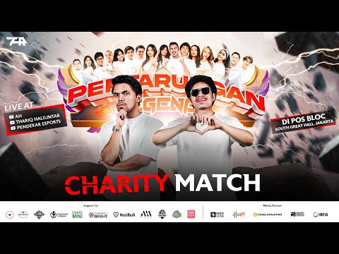 ATTA VS RAFFI VS THORIQ VS IRWANSYAH - Pertarungan Lagenda - Charity Match