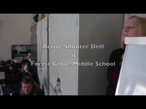 Active School Shooter Drill - YouTube