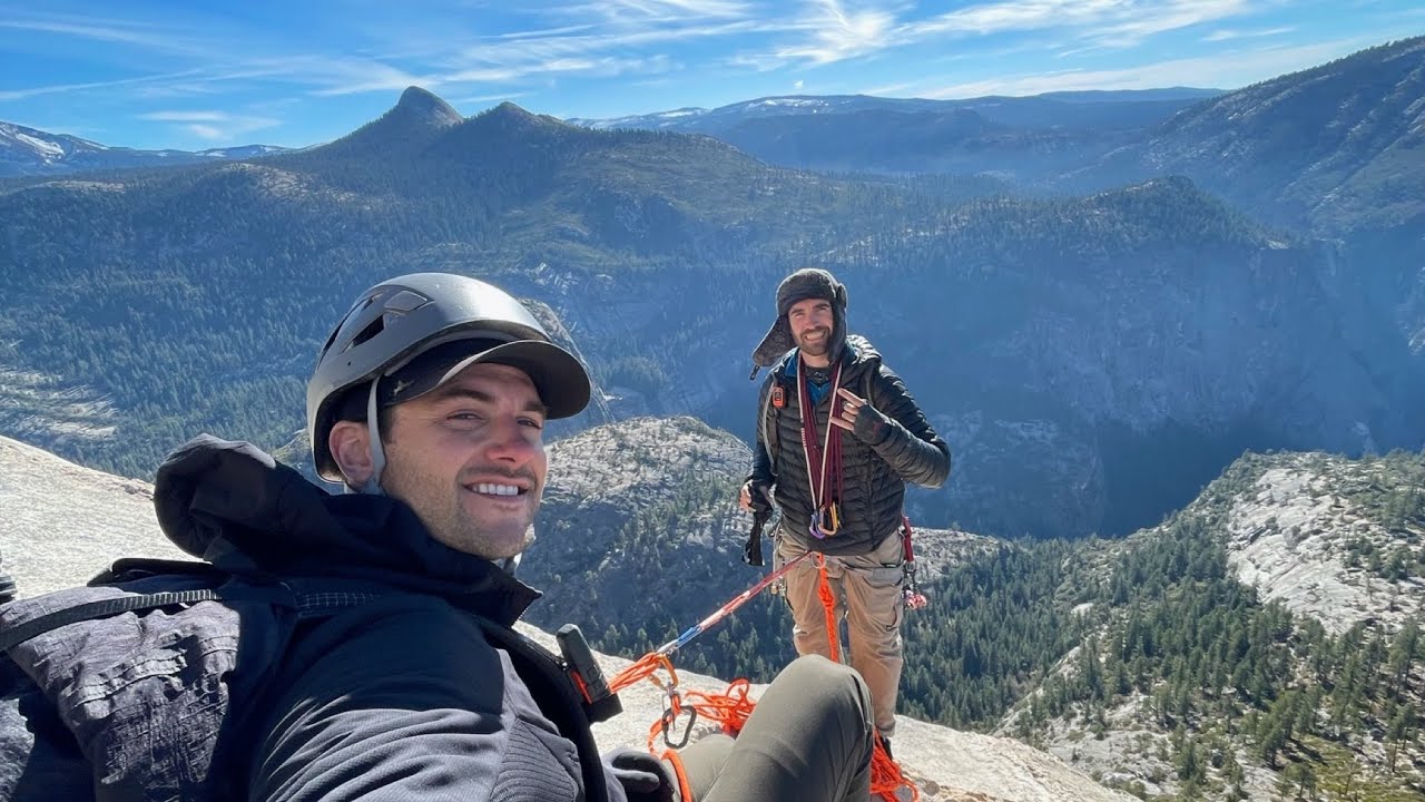 Half Dome with no people! Via Snake Dike 5.7R Yosemite National Park