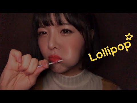 Lofi ASMR Lollipop Eating Sounds with A Lot Of Mouth Sounds!