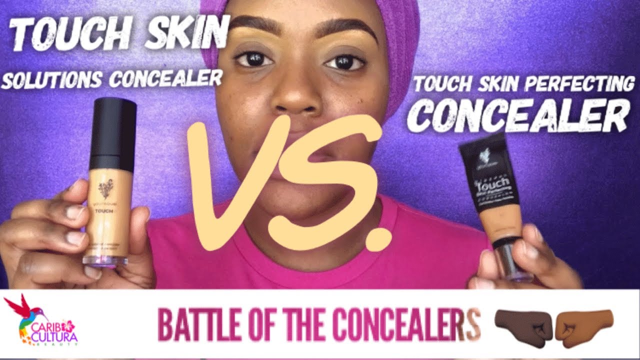 Touch Skin Solutions Concealer vs. Touch Skin Perfecting Concealer | CaribCultura