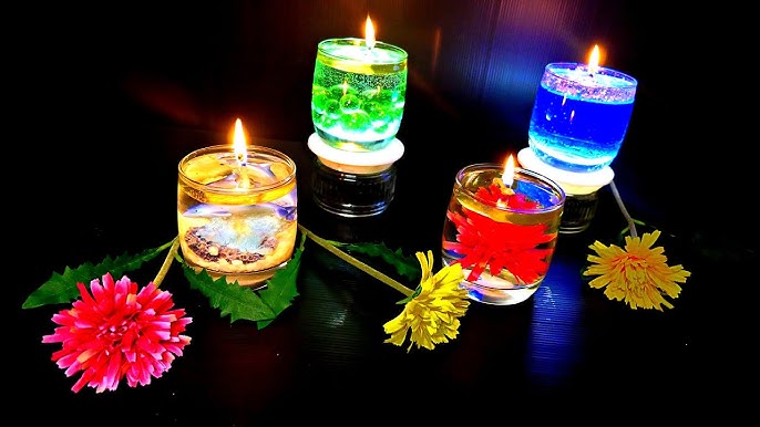 DIY GEL WAX CANDLES: Ho to Make Theses Crazy Cool Candles Using DIY Kit 
