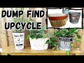 How to Upcycle Trash Pots & Pails to Treasures EASY DIY / DUMP FINDS