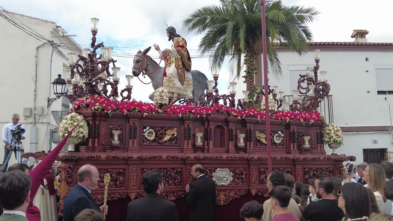 DOMINGO DE RAMOS PILAS 2025,HDAD DE LA BORRIQUITA,POR TU BARRIO,PILAS 13 ABRIL 2025,NENO1957HUEVAR