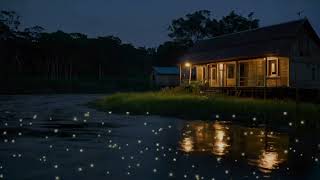 Nature Sounds Swamp and Crickets  Asmr Night Sounds