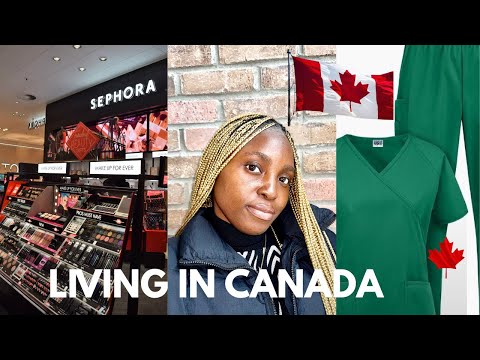 A Week in My Life as a Student in Canada 🇨🇦 |Sephora Haul + College Kit Unboxing