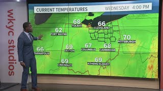 Cleveland weather: Sunshine and cooler on Thursday with temps in the upper 50s