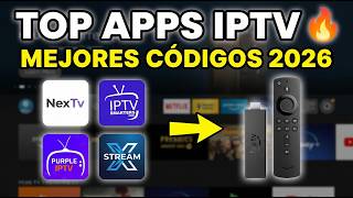 🔥 MEJORES CÓDIGOS DOWNLOADER 2026 😱 APPS para LISTAS IPTV en Fire TV y Android TV