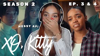 *XO KITTY* IS SO MESSY IT'S STRESSING ME OUT | Season 2 (Episodes 3 & 4) Reaction