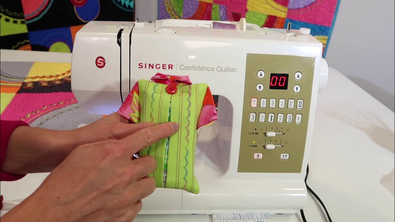 Singer Confidence Quilter 7469Q 32 How to Thread a Twin Needle YouTube