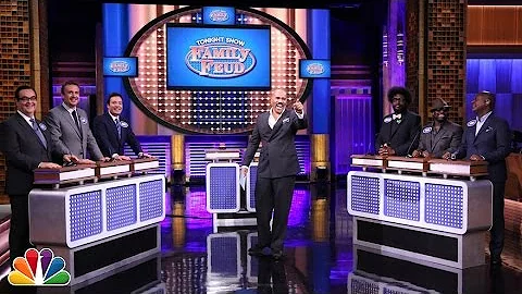Tonight Show Family Feud with Steve Harvey and Jas...