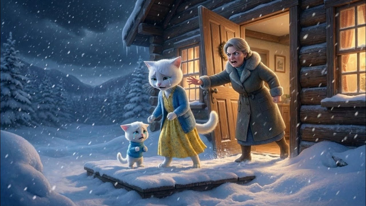 Cruel Woman Throws Mama Cat & Kittens Into Snow What This Brave Mother Did Next Will Make You Cry 😢