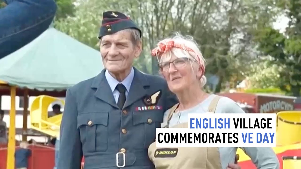 English village commemorates VE Day