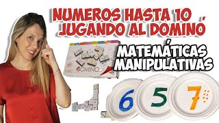 Material Manipulativo de Matemáticas | Números del 0 al 9 con el dominó