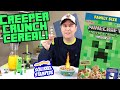 Kellogg's Minecraft Creeper Crunch Cereal Combinations Review