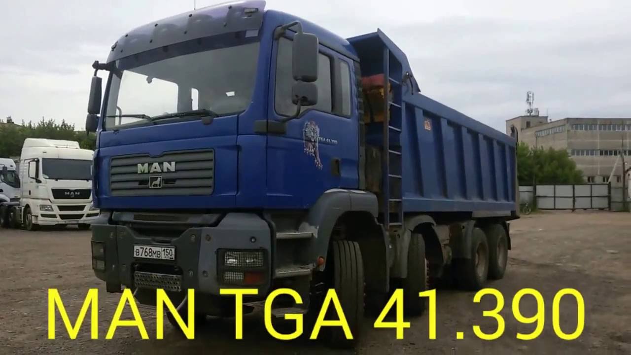 Видео-обзор: Грузовик Самосвал MAN TGA 41.390 (от «Трак-Платформа») - YouTube