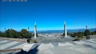 Visita al Santuario de Ntra. Sra. de Sameiro, en Braga