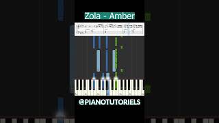 ZOLA - AMBER | PIANO TUTORIEL
