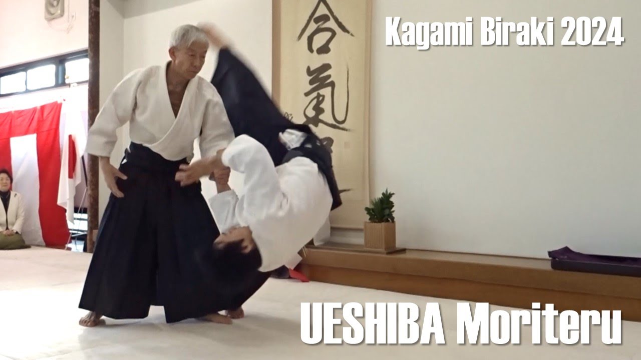 UESHIBA Moriteru Aikido Doshu - Kagami Biraki 2024