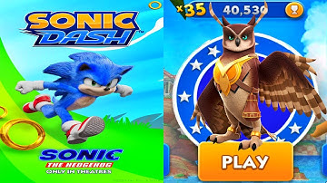 Sonic Dash - Longclaw - All 52 Characters Unlocked Android Gameplay