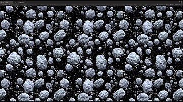 Unity 2015 asteroid field test