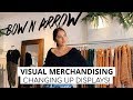 Visual Merchandising | Changing displays in my shop!