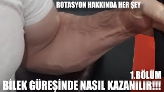 BİLEK GÜREŞİNDE NASIL KAZANILIR !!! Bilek Güreşi Antrenman Serisi | Bölüm1 ROTASYON Hakkında Her şey