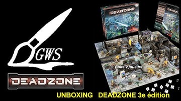 UNBOXING - DEADZONE - STARTER 2 PLAYERS 3e EDITION (+mat neoprene) - LE JEU d