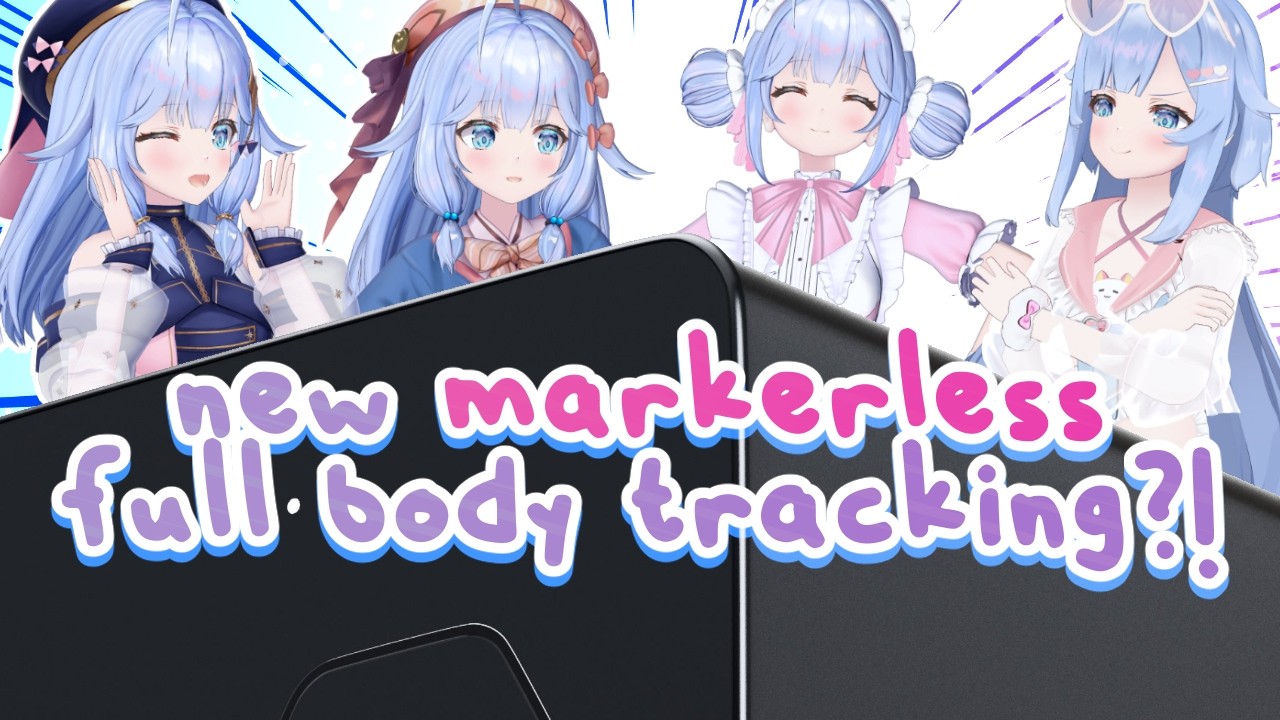 new 3D tracking showcase (new markerless FBT for vtubers!)