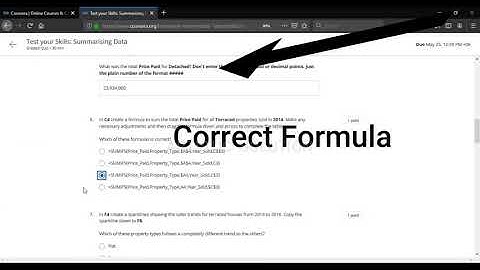 Excel Skills for Business Intermediate 1 || Week 4 || Coursera