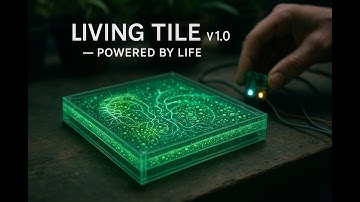 DIY Green Energy Tile: Power Your IoT Devices with Algae + Bacteria | Living Tile v1.0