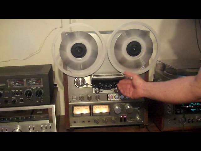 SONY TC-766-2 Reel to Reel Tape Deck. Re-capped, Clean and Lube. 2