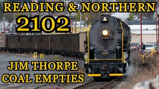 Reading &amp; Northern 2102 - Jim Thorpe Coal Empties