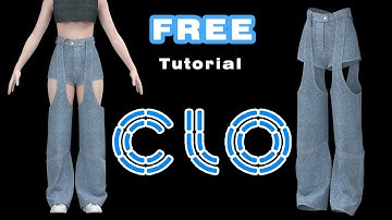 How to Make a PANTS in CLO3D/MARVELOUS: Timelapse Tutorial