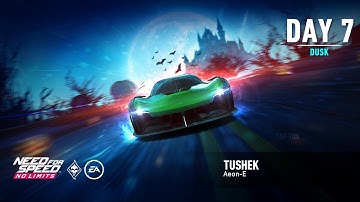 Need For Speed: No Limits | Tushek Aeon E (Immortal Majesty II  - Day 7 | Dusk)
