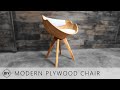 🔨 Modern Plywood Chair / Nowoczesne drewniane krzesło