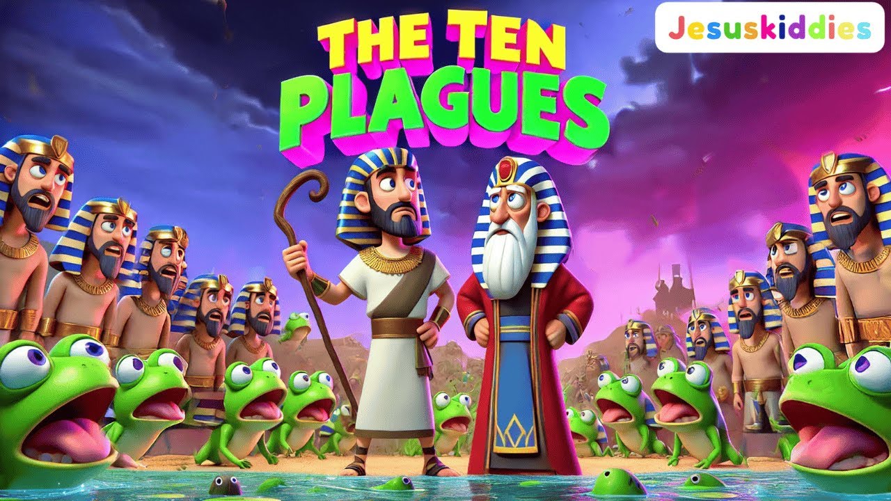 The Ten Plagues of Egypt | Bible Story for Kids | JesusKiddies - YouTube