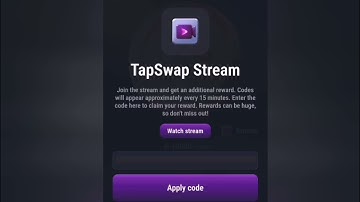 Update: Tapswap Stream code #tapswap