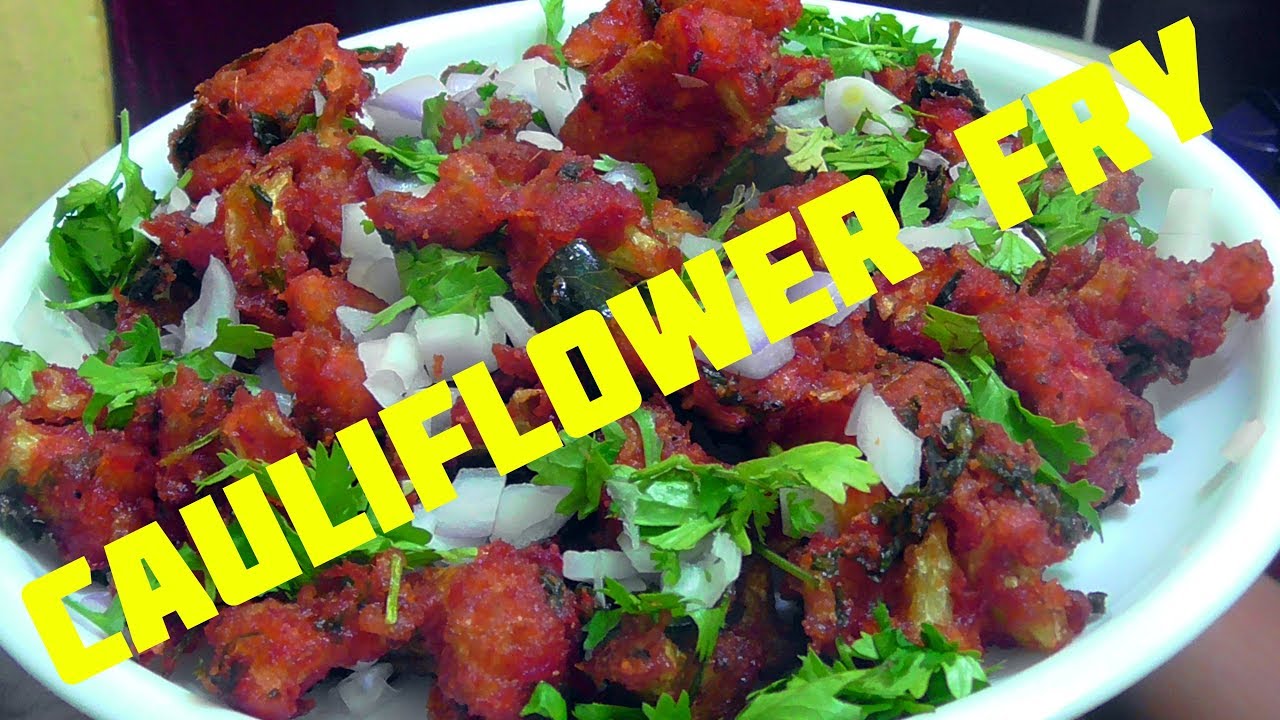 Cripsy Cauliflower Fry/ Cauliflower Fry by Suneetha/ indian style