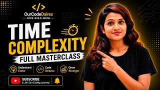 Time Complexity Made Easy | Complete DSA Masterclass | Big O Notation Explained