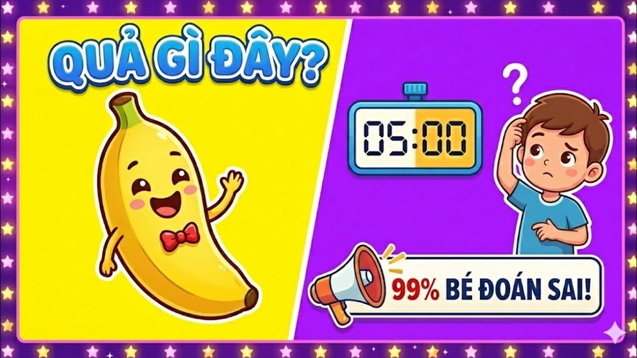 🔥Thử thách đoán tên trái cây bằng emoji🍓🍑🥝. Thử tốc độ não trong 5s🏆 | All Quiz 