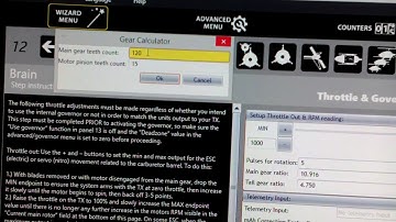 Brain/ikon governer setup HW+Taranis